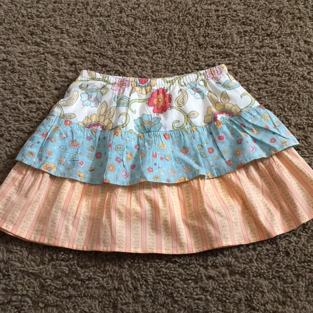 Vintage Gymboree “Summer Safari” ruffle skirt Sz 4